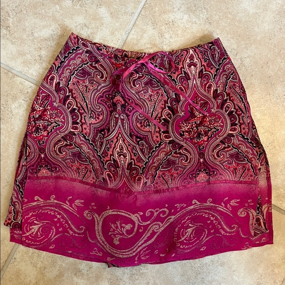 NWOT Boston Proper silk skort